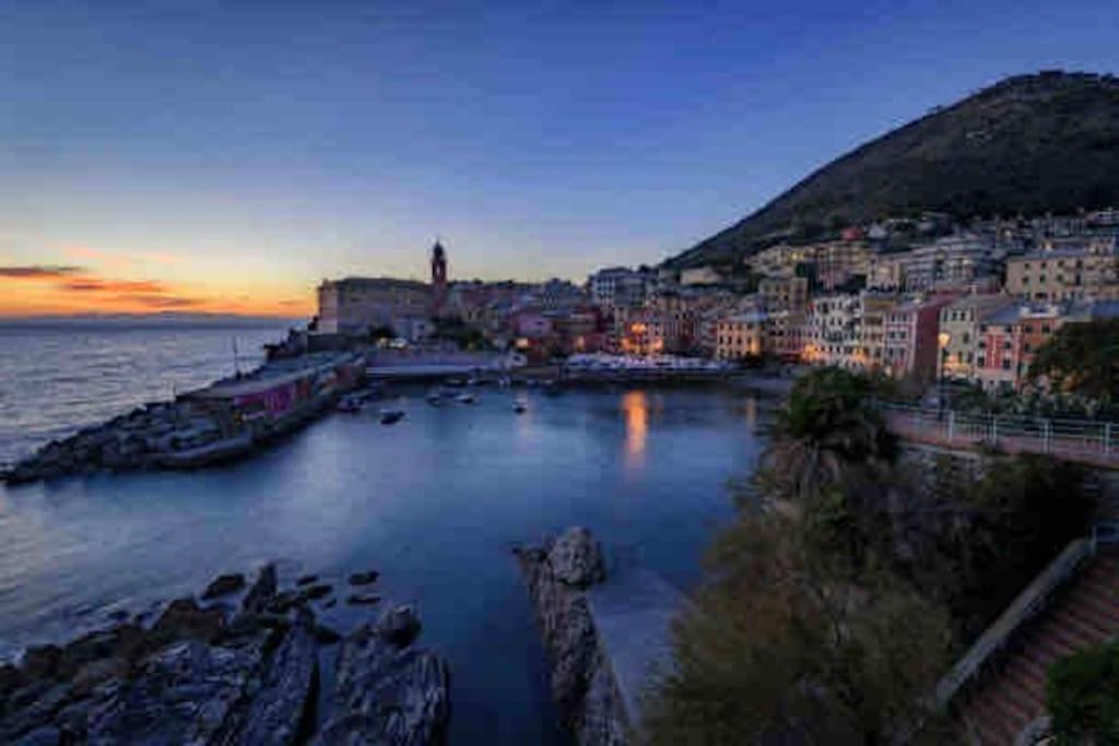 Apartmán Casa Nervi - Oasi Felice A 20' Da Genova - Free Parking Exteriér fotografie